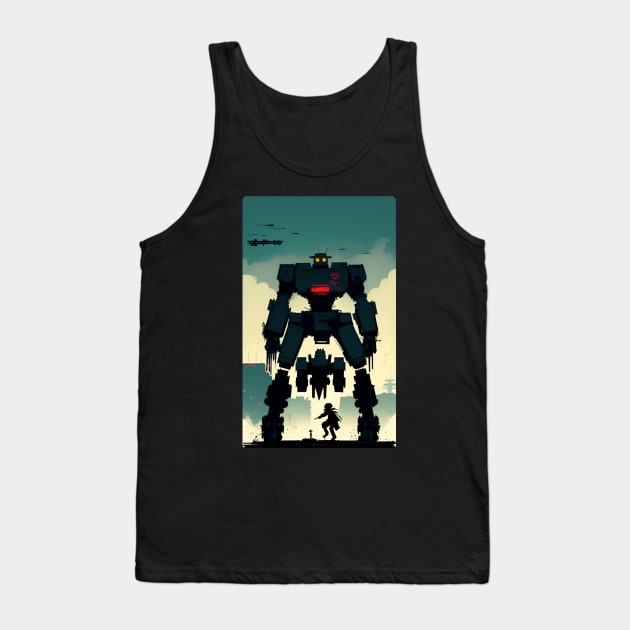 Battle Robot Tank Top by battlerobots